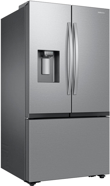 Samsung - 31 cu. ft. 3-Door French Door Smart Refrigerator with Four Types of Ice - Stainless Steel